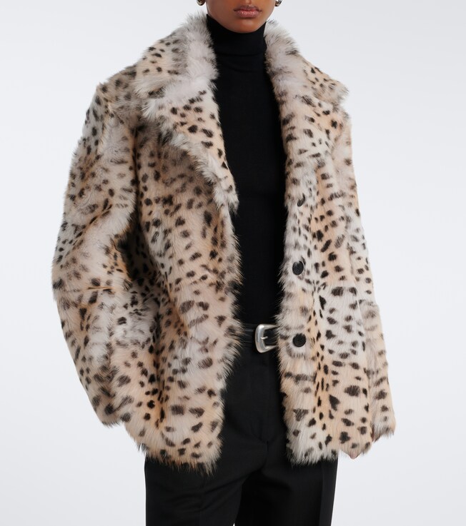 ARMA Cynthia reversible leopard-print shearling jacket