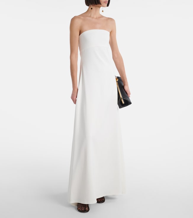 Jacquemus Draped bustier gown