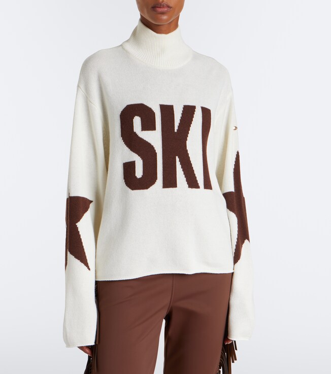 GOLDBERGH Goldbergh Intarsia wool-blend turtleneck sweater