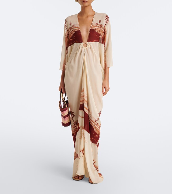 Johanna Ortiz Johanna Ortiz Printed georgette kaftan