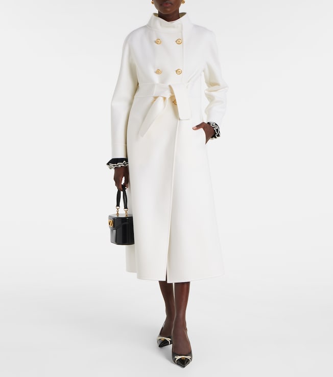 Valentino Belted wool and cashmere coat