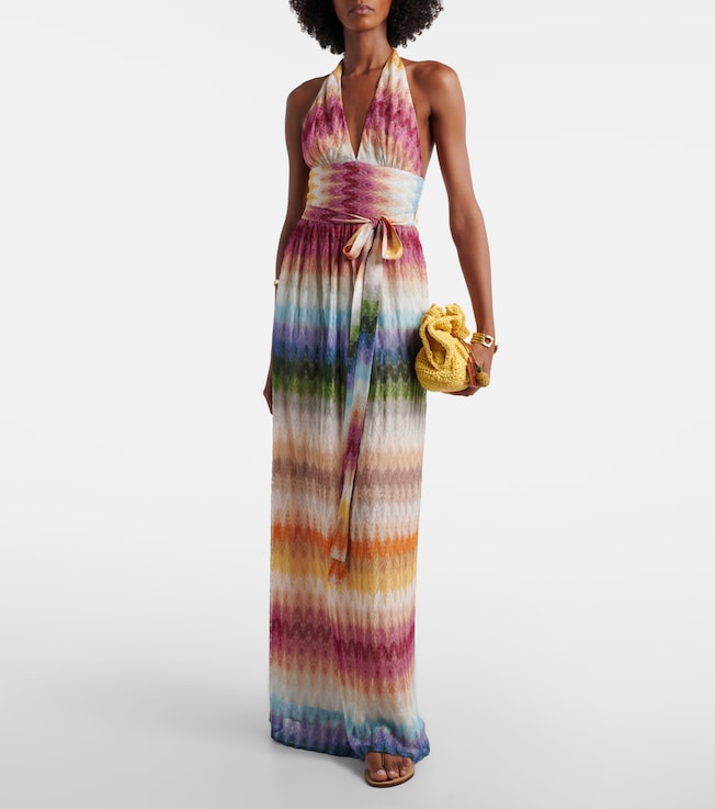 Missoni Missoni Halterneck maxi dress