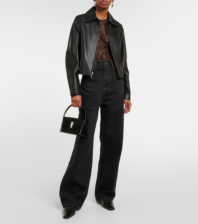 Wardrobe.NYC Floral lace bodysuit