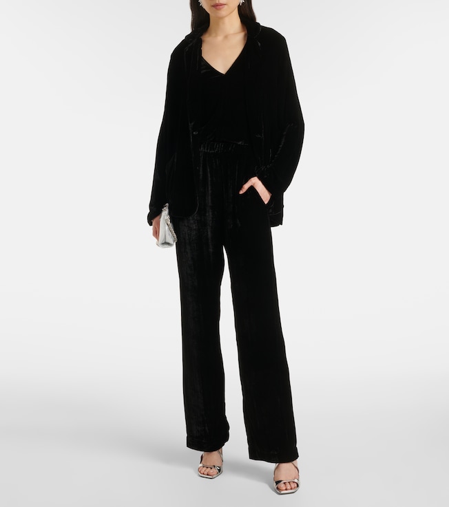 Velvet Kyla velvet blazer