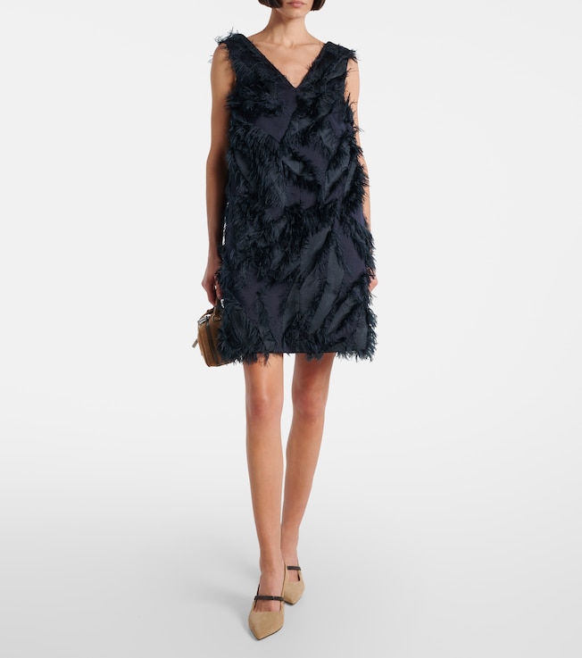Brunello Cucinelli Fringed minidress