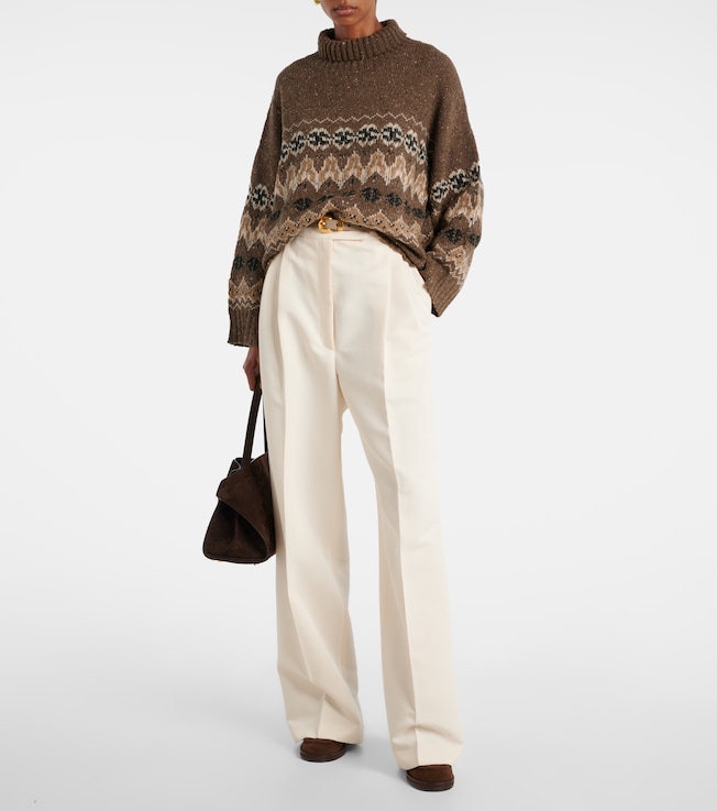 Altuzarra Cecie Fair Isle wool-blend sweater