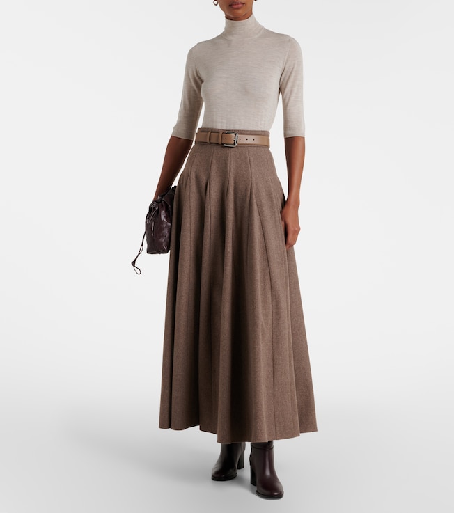 Max Mara Boa virgin wool turtleneck top
