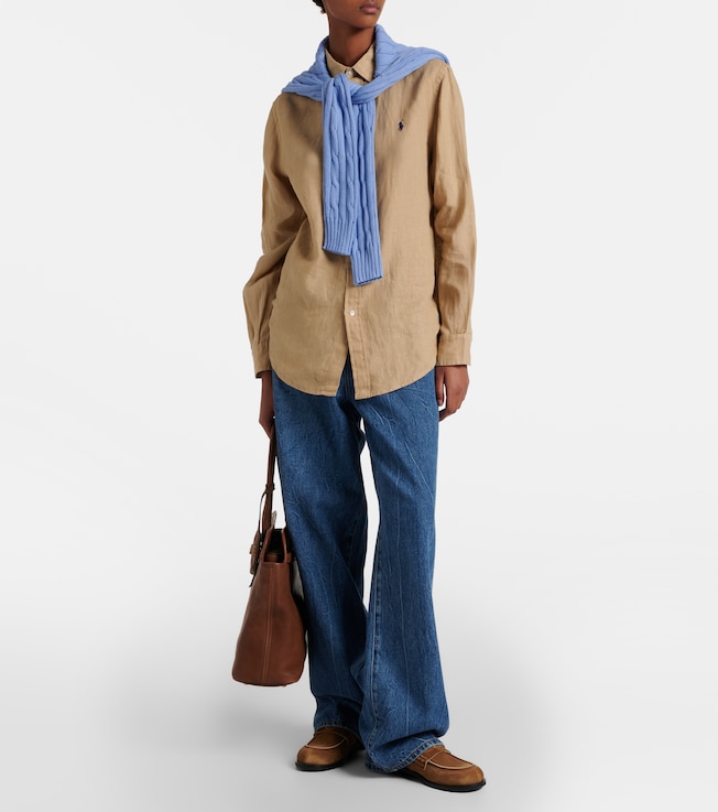 Polo Ralph Lauren Logo linen shirt