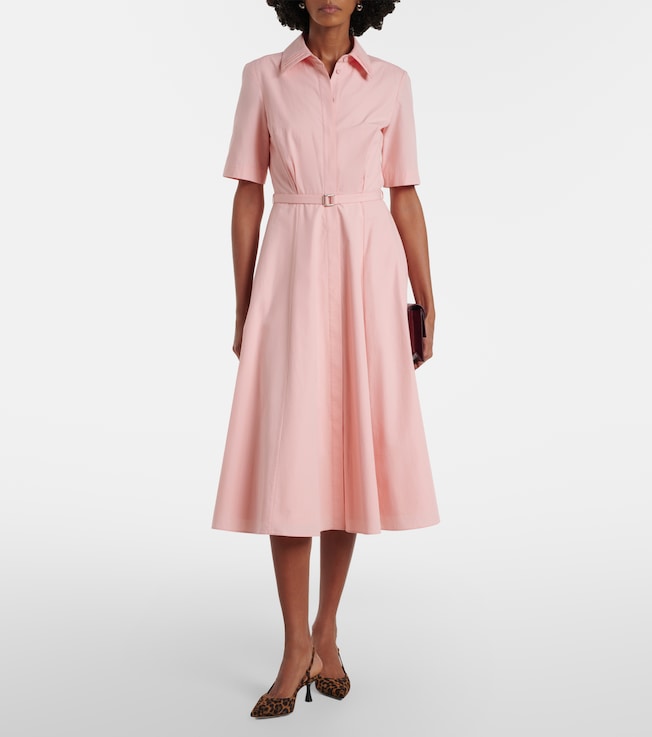 Emilia Wickstead Rubie belted cotton midi dress