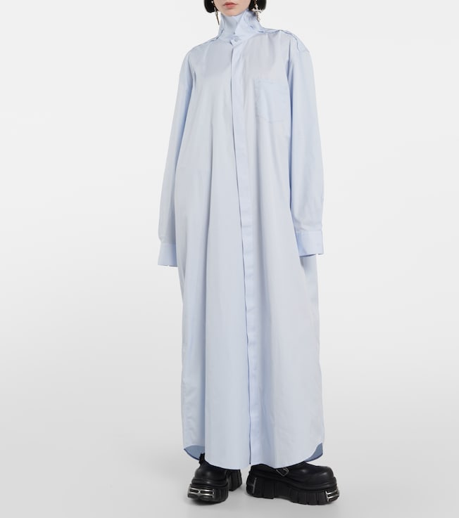Vetements Deconstructed cotton shirt dress