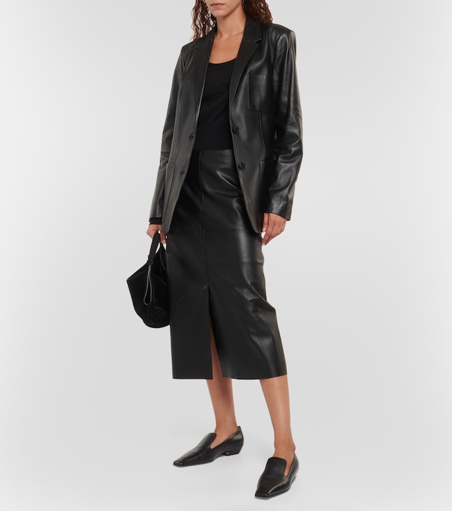 JOSEPH Jacques leather blazer