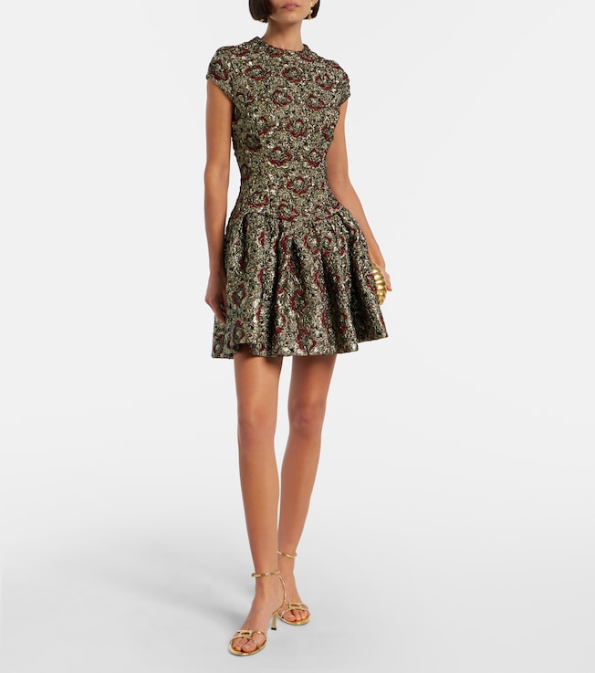 SIMKHAI Elowen jacquard minidress