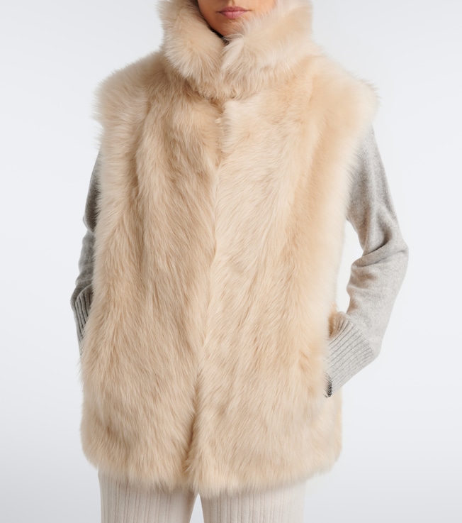 Eleventy Shearling vest