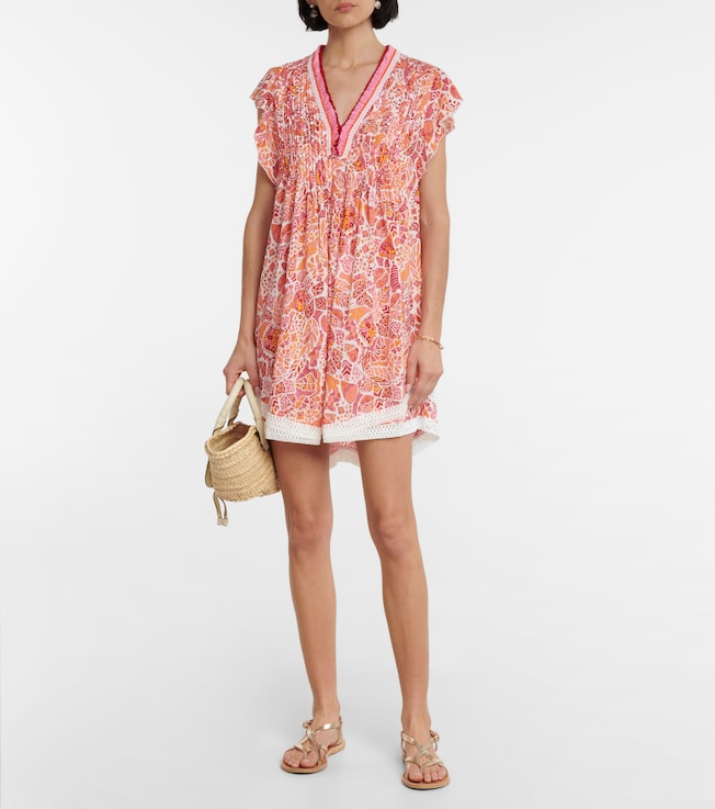 Poupette St Barth Sasha printed minidress