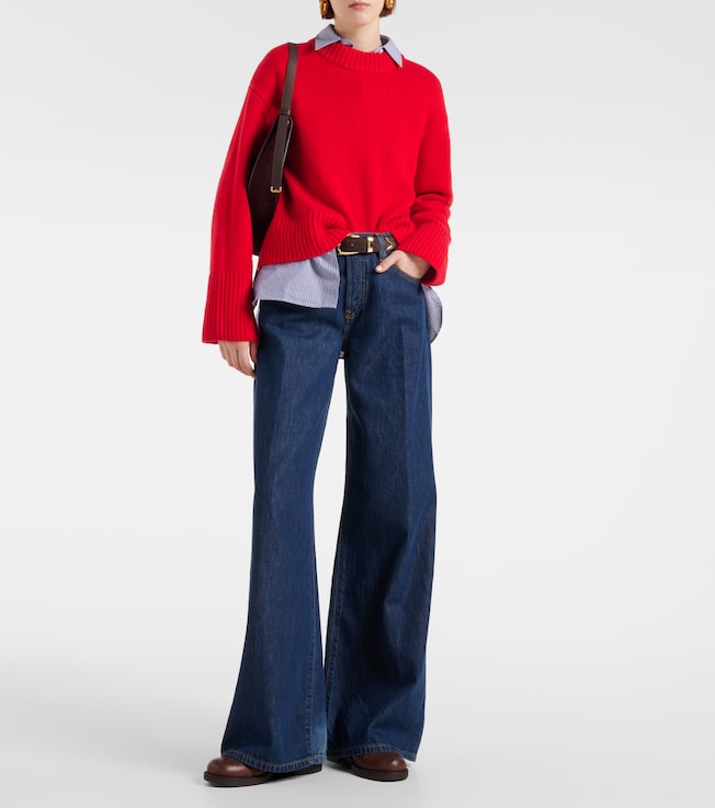 RE/DONE Palazzo mid-rise wide-leg jeans