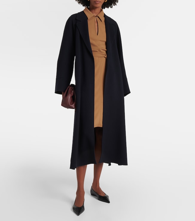 Max Mara Dorema belted jersey minidress