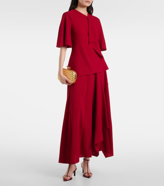 Roksanda Asha crêpe maxi skirt