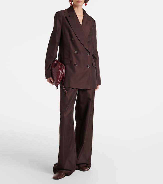 JOSEPH Valery silk and cotton blazer