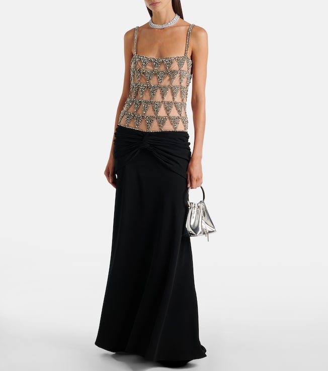 Costarellos Embellished  gown