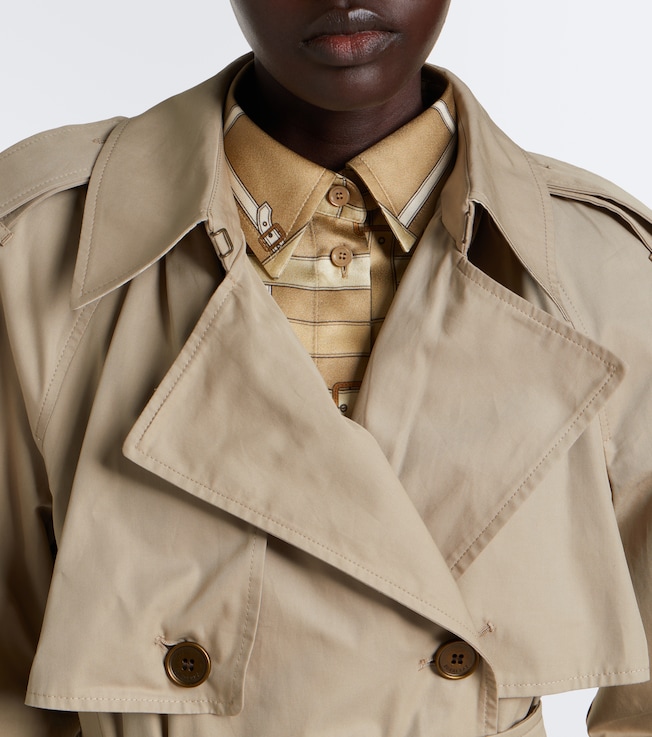 Burberry Burberry Tillydrine cotton gabardine trench coat