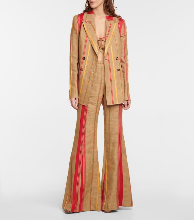 Gabriela Hearst Angela linen and cotton blazer