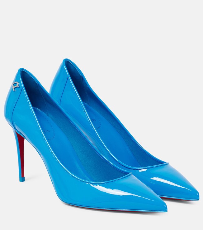 CHRISTIAN LOUBOUTIN Sporty Kate 85 patent leather pumps