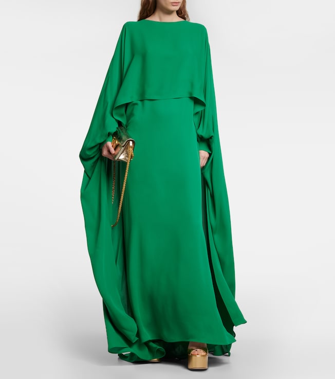 Valentino Caped cady couture gown