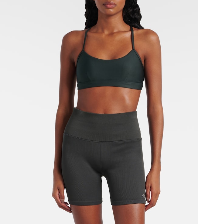 Alo Yoga Seamless Ribbed Favorite biker shorts