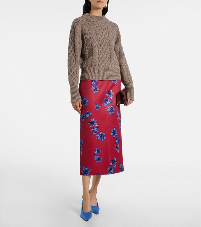 Emilia Wickstead Emory cable-knit wool sweater
