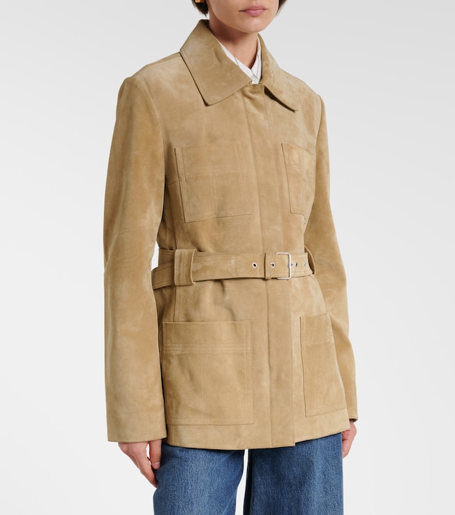 Tory Burch Belted suede jacket