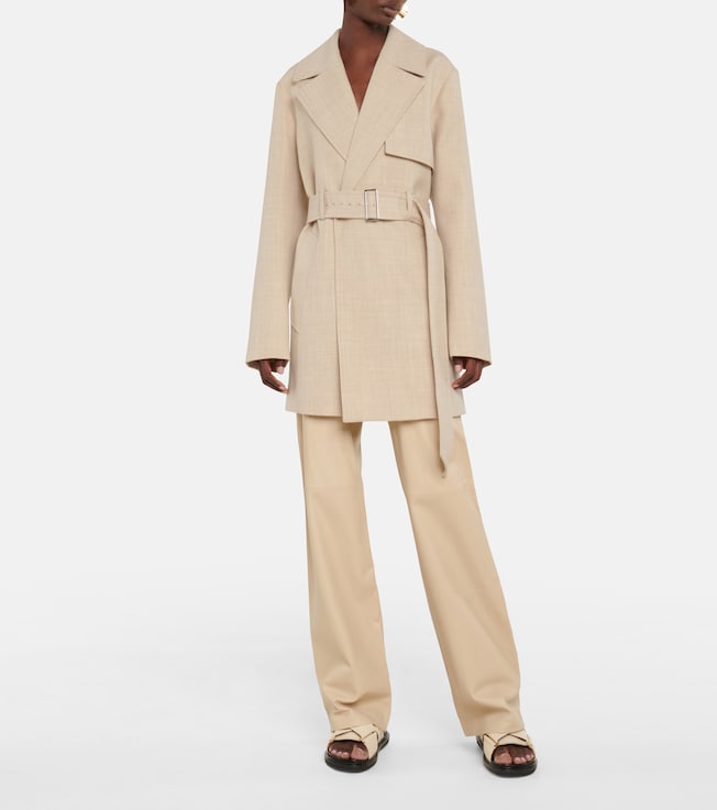 JOSEPH Chasy belted wool twill jacket