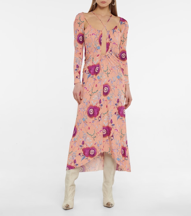 Isabel Marant Jadessi floral cutout midi dress
