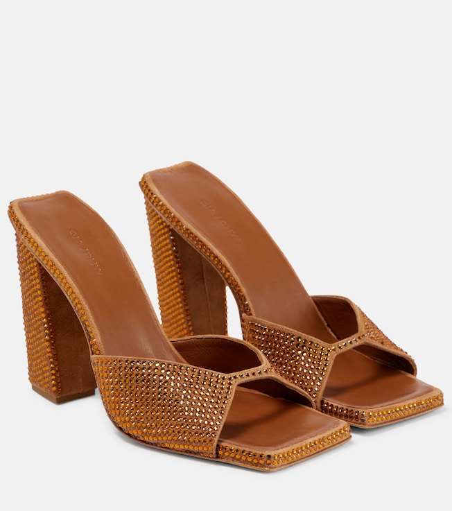 Gia Borghini Rosie 14 crystal-embellished sandals