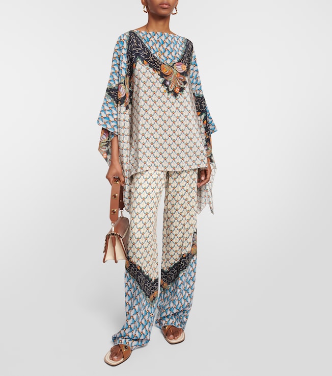 Etro High-rise printed pants