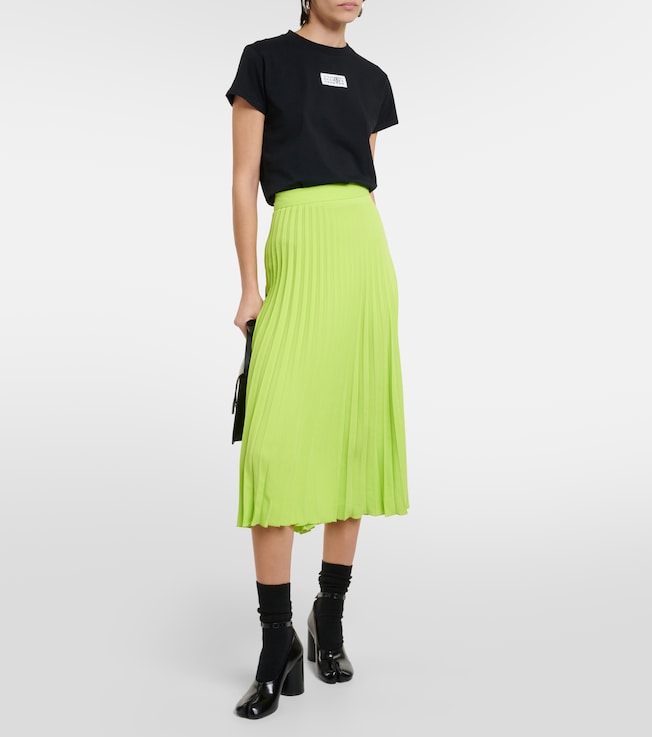 MM6 Maison Margiela Pleated midi skirt