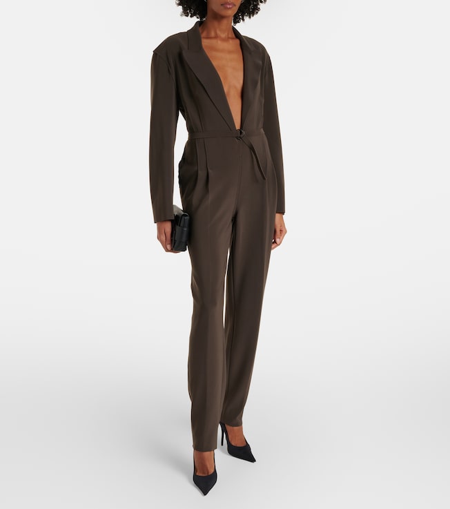 Norma Kamali Single-breasted jumpsuit