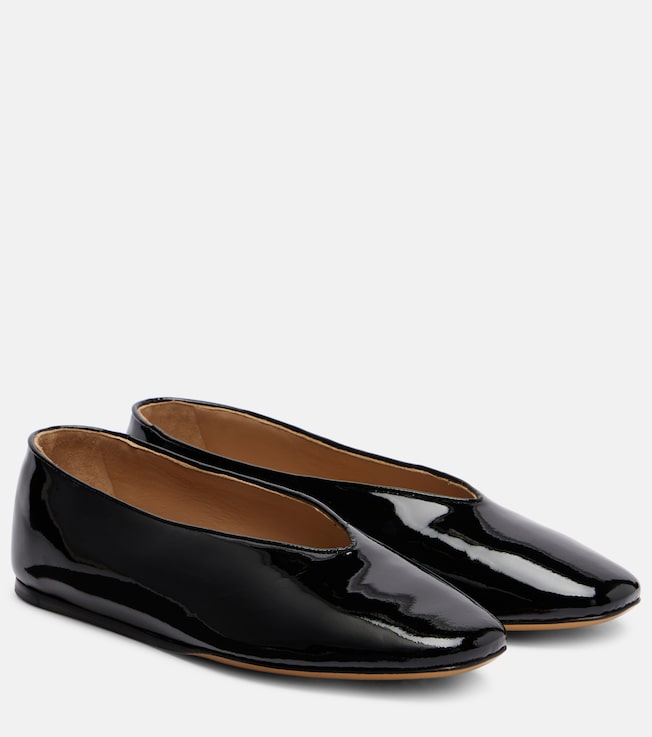LE MONDE BERYL Regency patent leather ballet flats