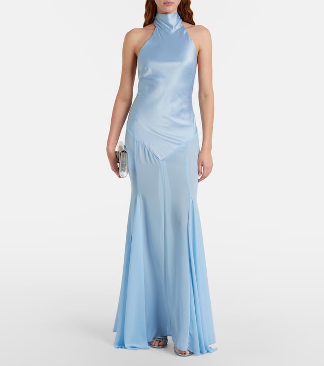 Bananhot Andrea halterneck maxi dress