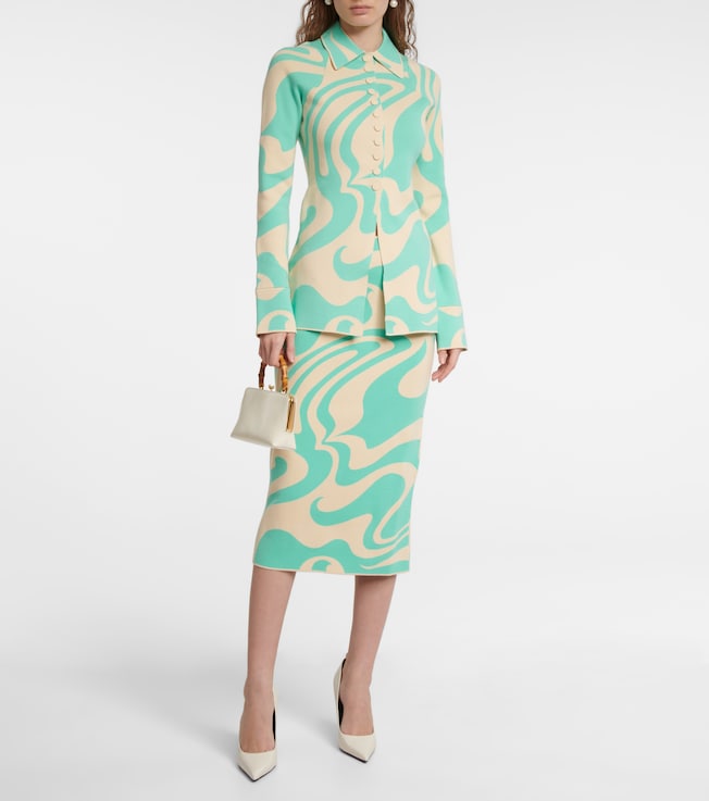 Sportmax Soraga jacquard blazer