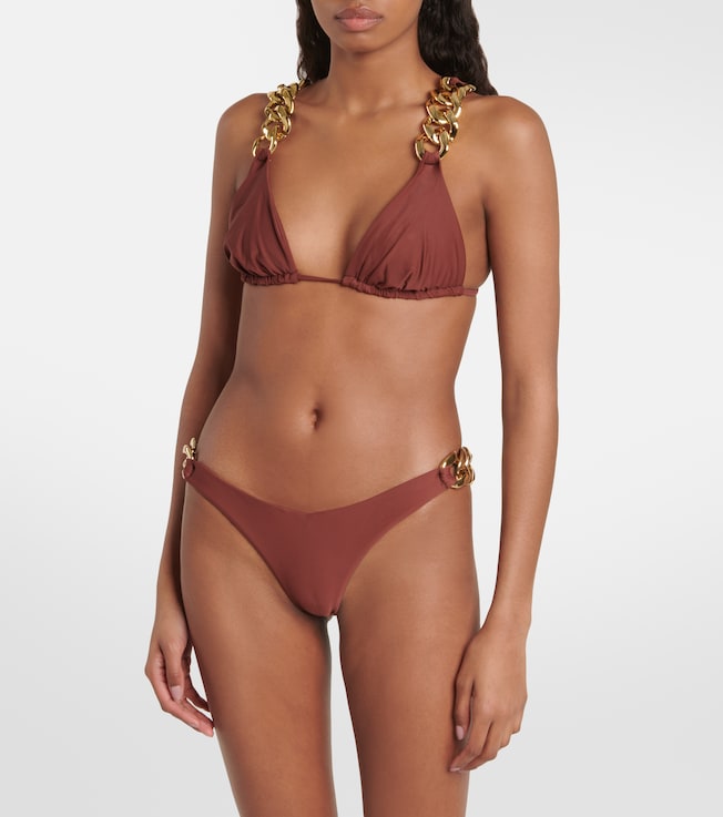 Same Chain-embellished bikini bottoms