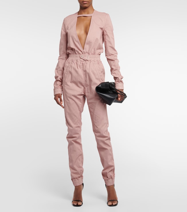 Rick Owens Coated denim jumpsuit
