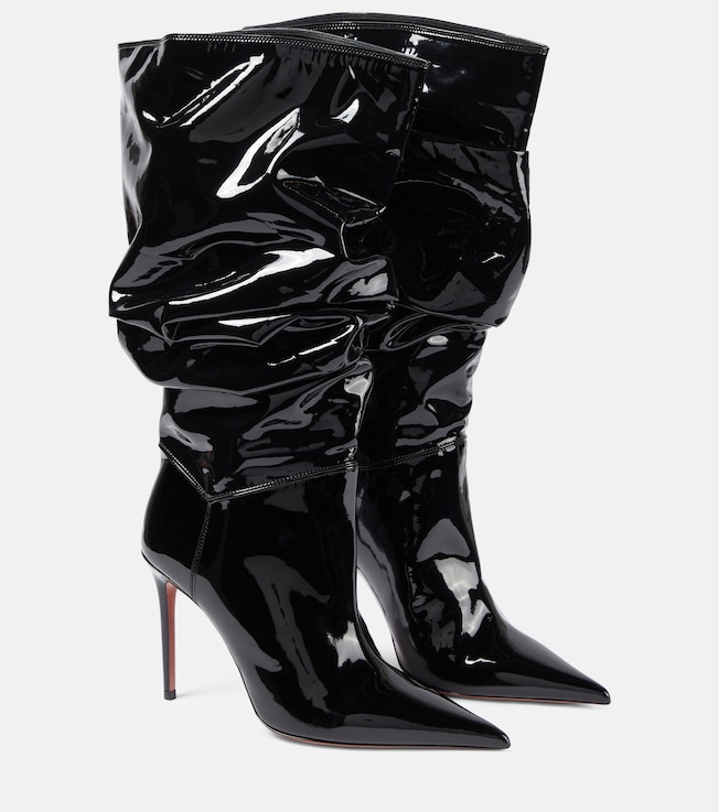 AMINA MUADDI Jahleel 95 latex ankle boots