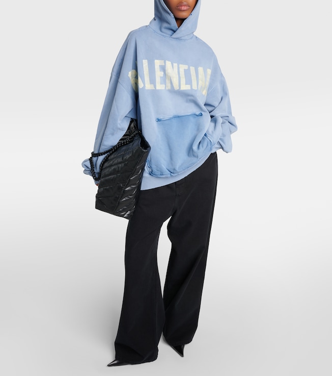 Balenciaga Tape Type cotton fleece hoodie