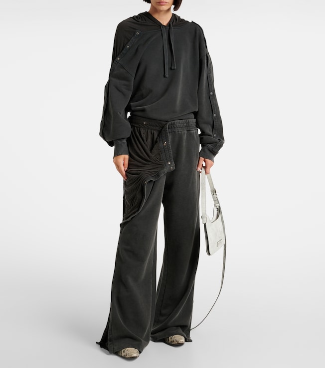 Y/Project Snap oversized cotton jersey hoodie
