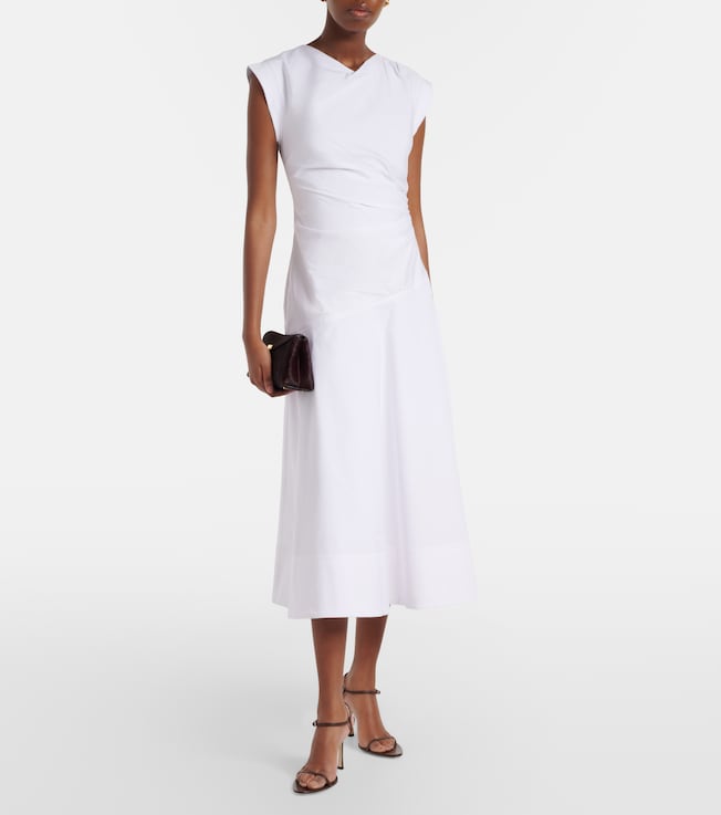 Veronica Beard Lisette cotton-blend midi dress