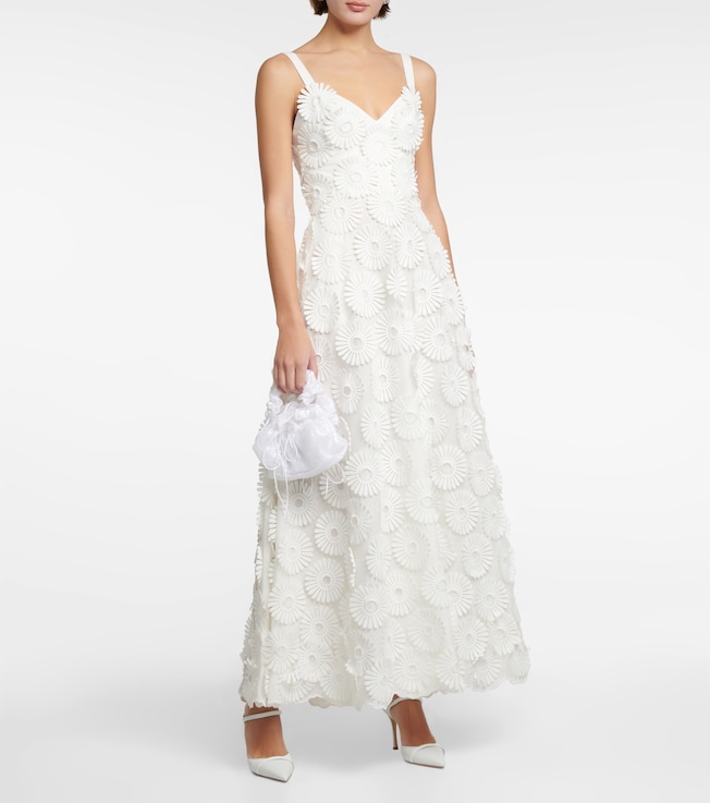 Elie Saab Floral appliqué gown