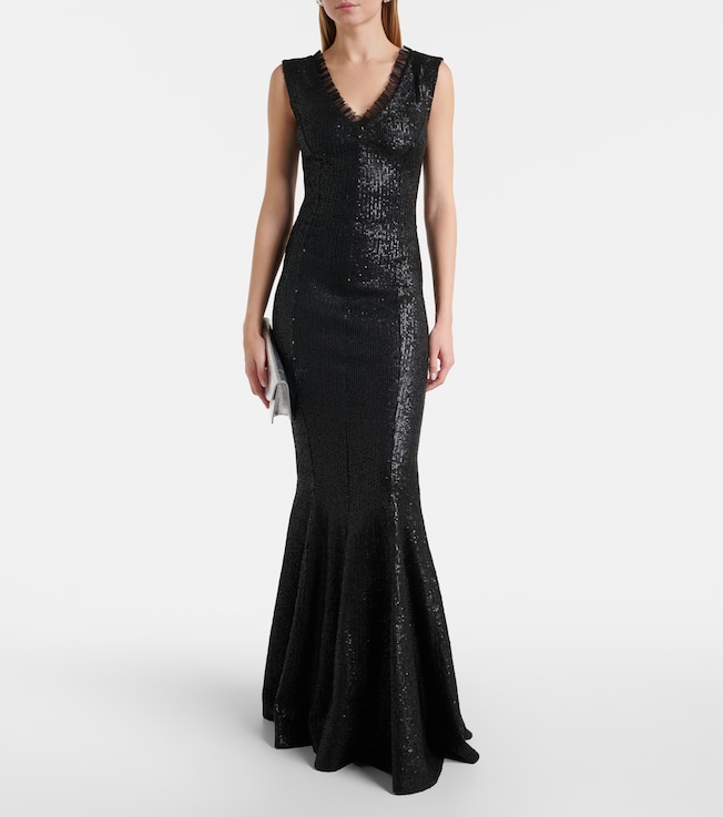 Norma Kamali Sequined gown