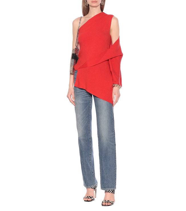 Monse One-shoulder wool sweater