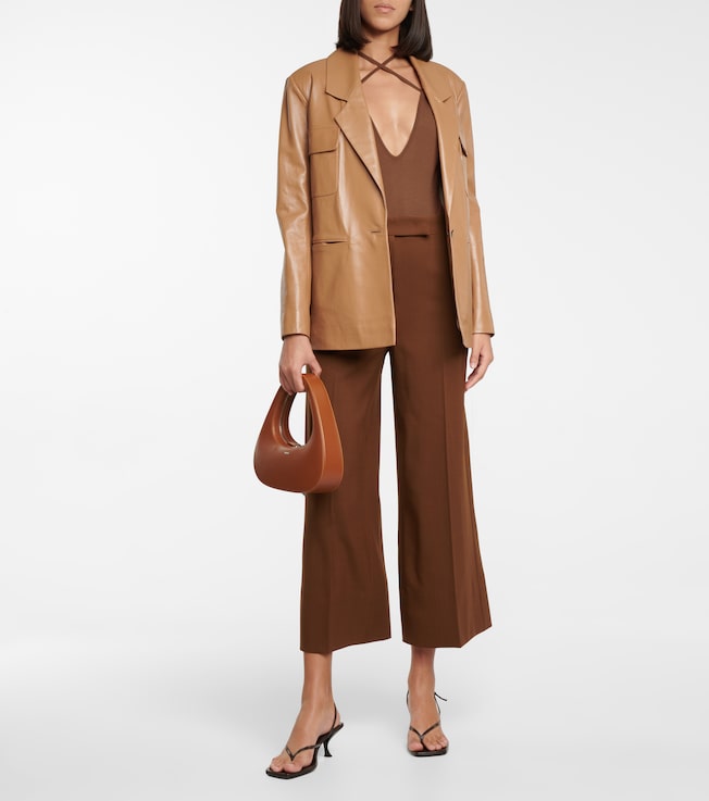 ZEYNEP ARCAY V-neck knit bodysuit