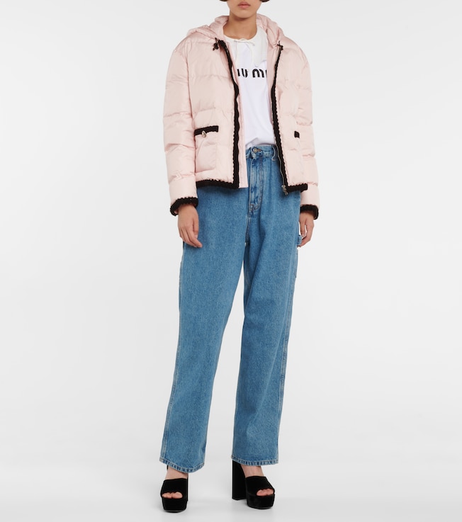 Miu Miu - Down-filed nylon jacket | Plush